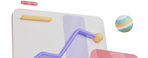 Illustration d'un tableau de bord avec une courbe de statistiques
